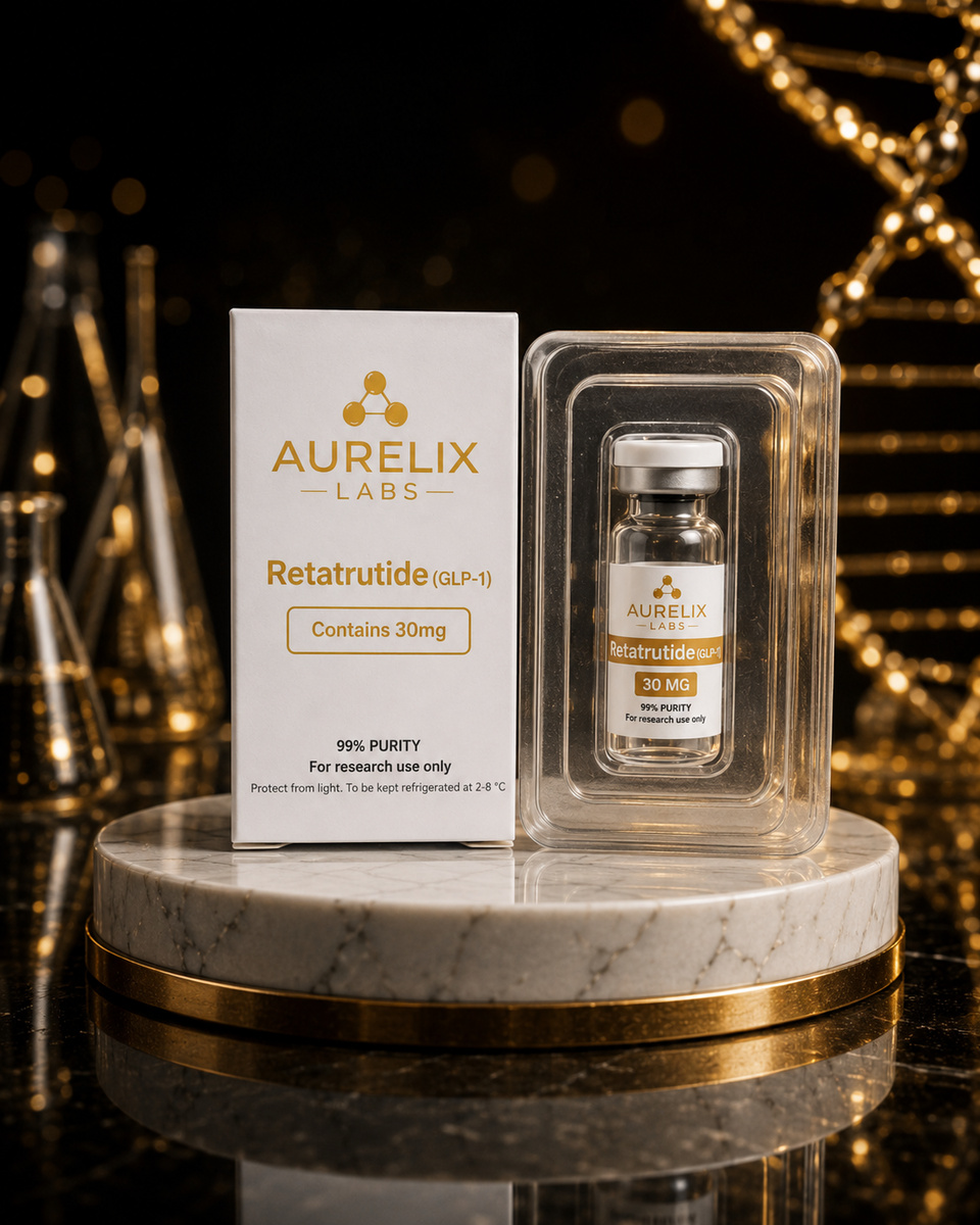 Retatrutide 30 mg — balenie a ampulka AURELIX LABS
