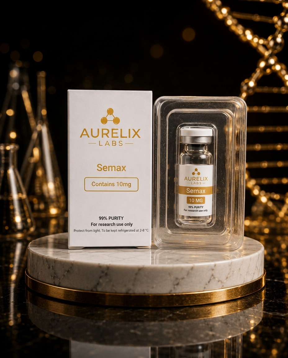 Semax 10 mg — balenie a ampulka AURELIX LABS