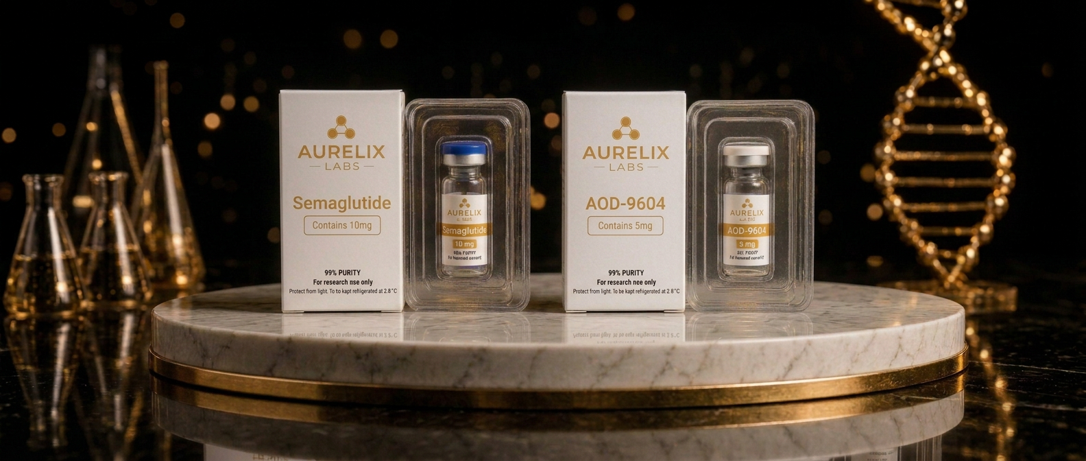 Contour Stack — Semaglutide 10 mg + AOD-9604 5 mg — balenie a ampulka AURELIX LABS